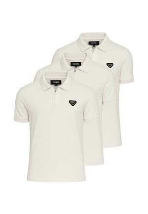 SET OF 3 POLO SHIRTS - Polo - white