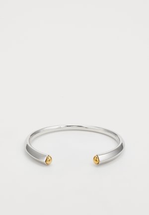 SCULPTED CUFF - Bracciale - silver-coloured/gold-coloured