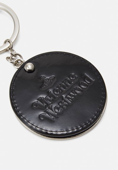 Vivienne Westwood THIN LINE ORB MIRROR KEYRING UNISEX - Obesek za ključe - shiny black