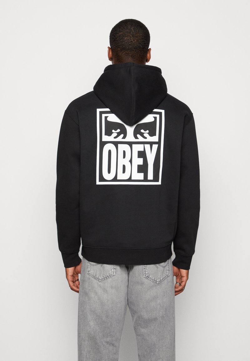 Obey Clothing OBEY EYES ICON HOOD - Felpa con cappuccio - black