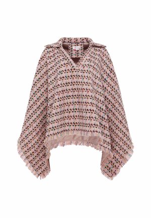 IZIA, IZIA PONCHO - Mantella - light pink multicolor
