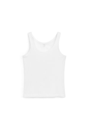 ARKET, ARKET SCOOP-NECK TANK TOP - Débardeur - white