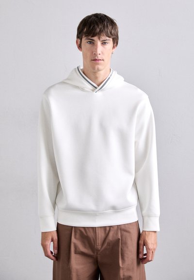Emporio Armani FELPA - Hanorac - bianco caldo