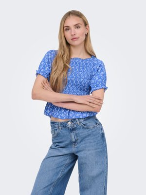 ONLY, ONLMOLLY S/S SMOCK TOP JRS - Blouse - ultramarine