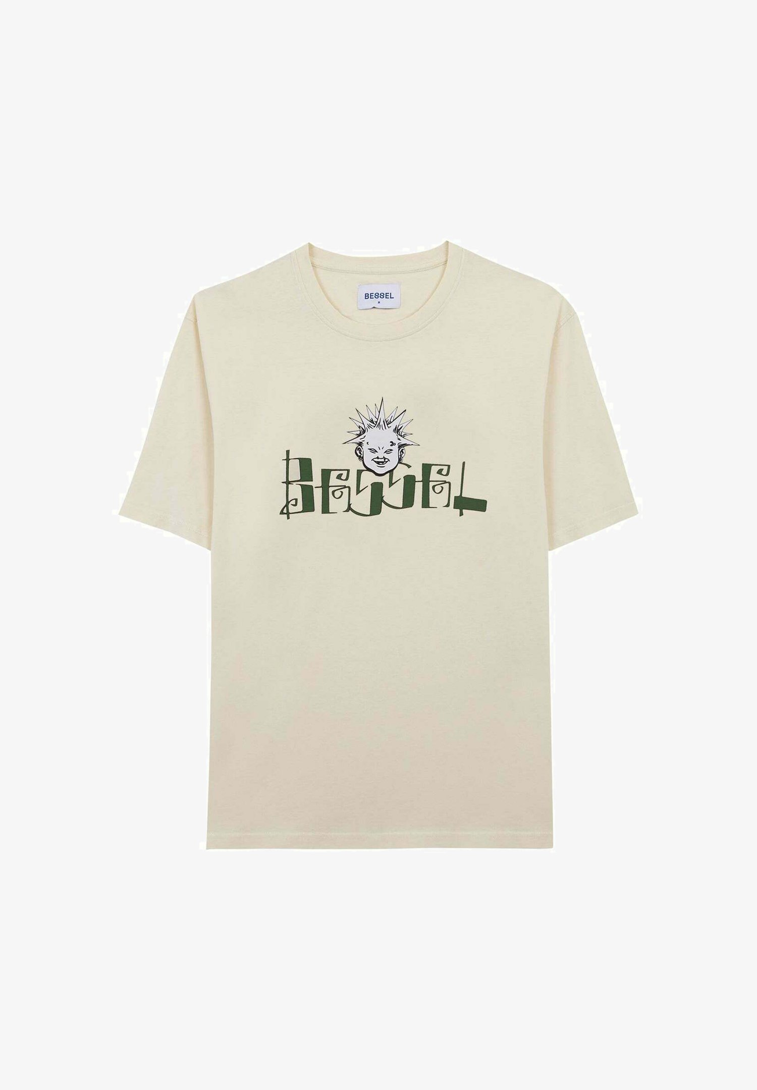 BESSEL LOOK MOM Camiseta estampada cream/beige