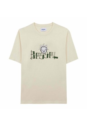 LOOK MOM  - Camiseta estampada - cream