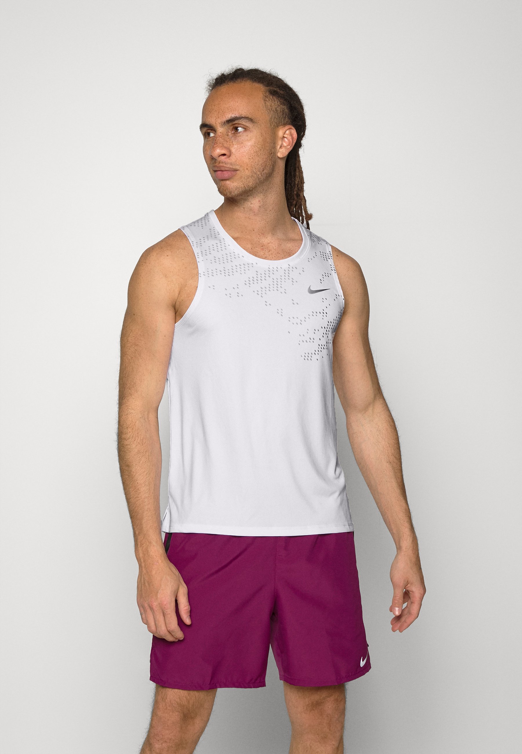 Nike Performance MILER TANK - Top - white/bianco - Zalando.it