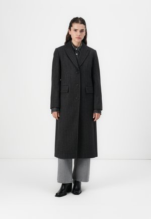 Selected Femme SLFALLY BLEND COAT - Klasisks mētelis - dark grey