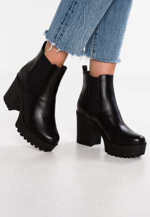 Botines de tacón - black