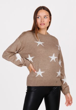 Strickpullover - mud brown