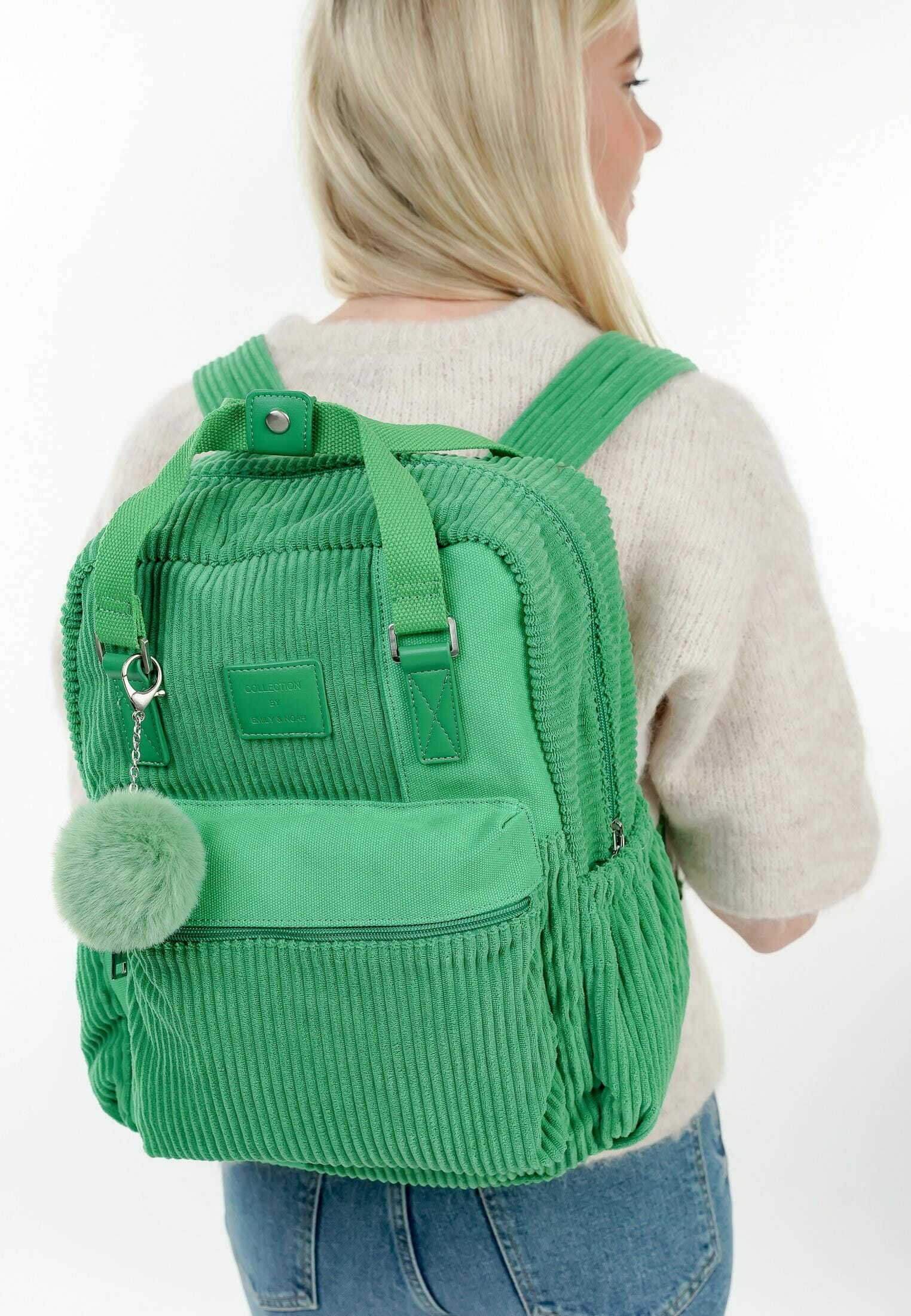 Personalisierter Cord-Rucksack – Leichter Tagesrucksack Für Schule, Arbeit & Reise (ca. 38 X 28 Cm)