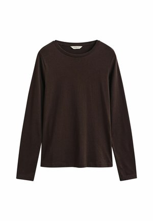 GANT, Langarmshirt - deep brown