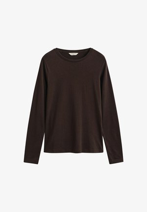 GANT, Maglietta a manica lunga - deep brown
