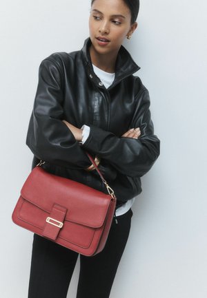 Next, LARGE HARDWARE HAND HELD BAG - Handbag - red
