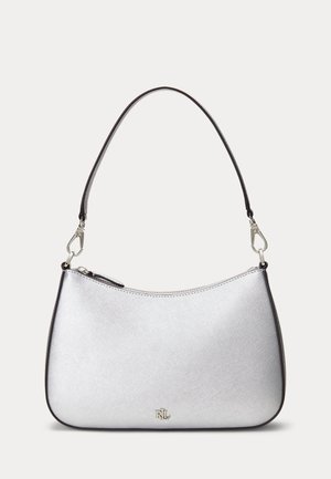 CROSSHATCH LEATHER MEDIUM DANNI BAG - Handtas - polished silver