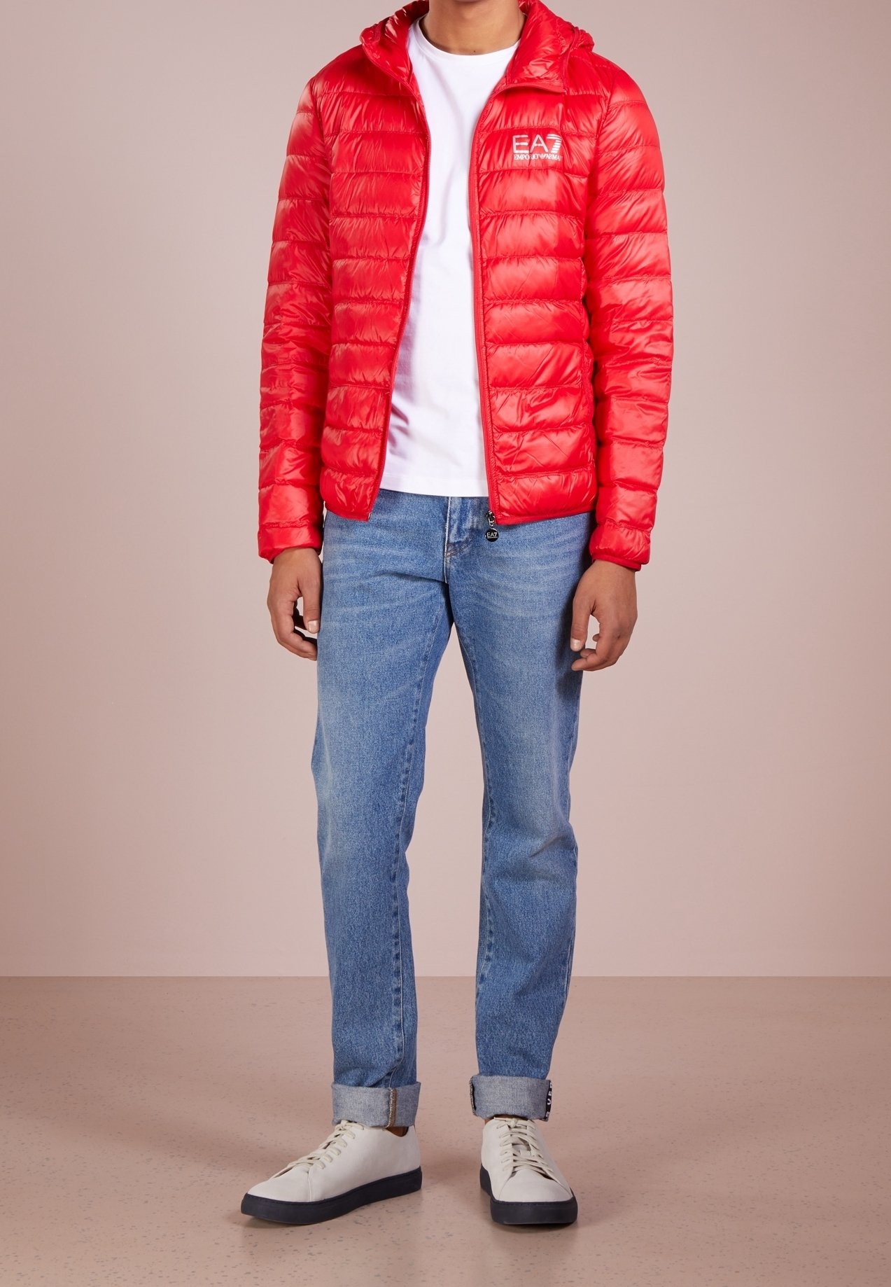EA7 Emporio Armani Down jacket - red - (Pre-owned) - Zalando.ie