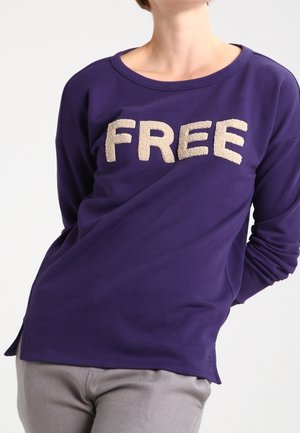 Sweatshirt - dark purple