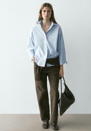 WITH CHEST DETAIL - Skjortebluser - blue