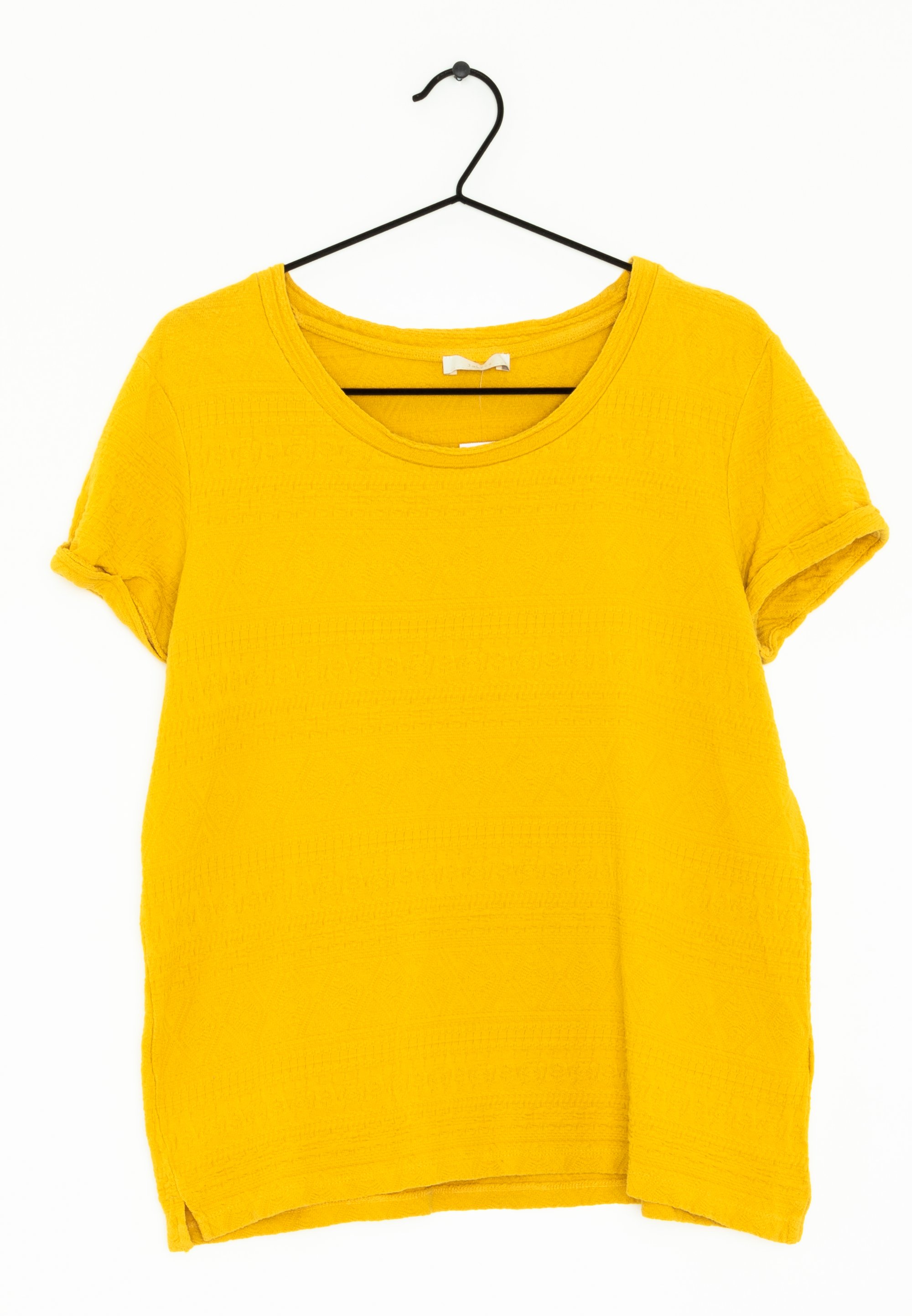 Mango Camiseta básica yellow/amarillo (Segunda mano)