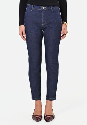 Rinascimento, PANTALONI JEANS TINTA UNITA - Jeans slim fit - blue