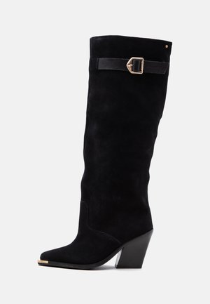 NEW-KOLE - Bottes de cowboy / motard - black