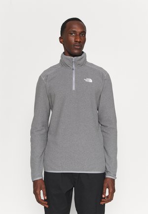 100 GLACIER 1/4 ZIP - Fleecepullover - medium grey heather