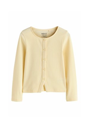 REGULAR FIT - LONG SLEEVE - Cardigan - yellow