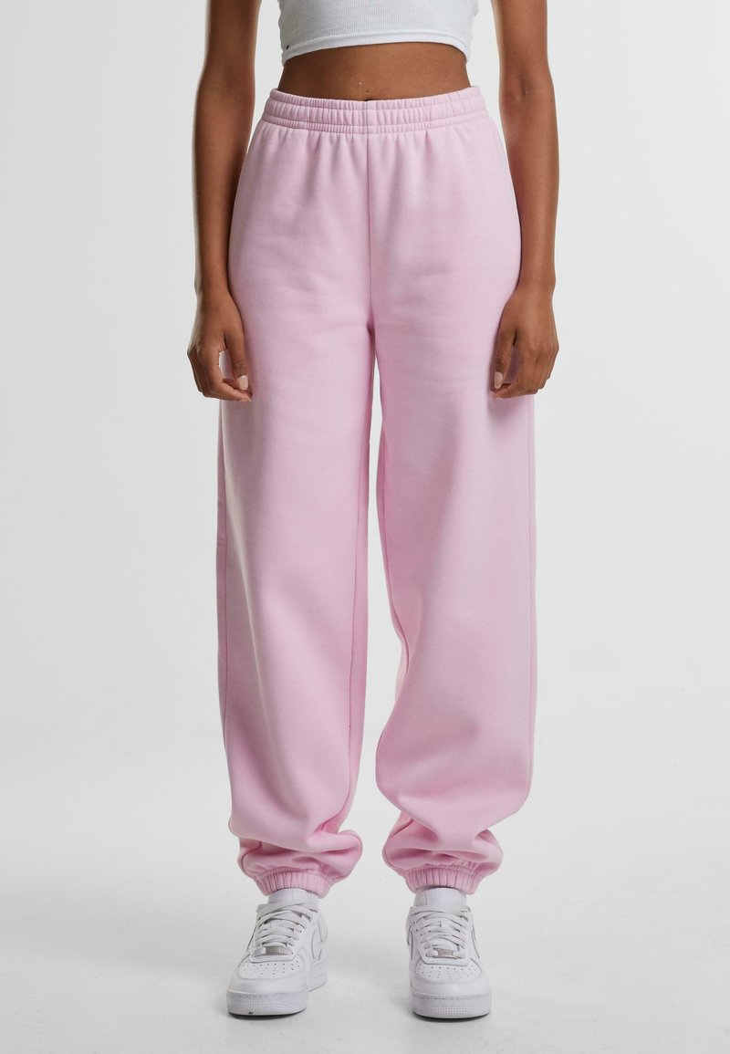 Urban Classics FLUFFY - Träningsbyxor - softpink