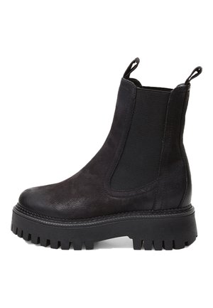 Platform ankle boots - schwarz