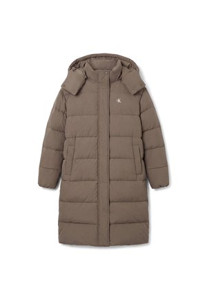 Calvin Klein Jeans, MATTE LONG PUFFER - Χειμωνιάτικο παλτό - dusty olive