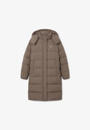 Calvin Klein Jeans, MATTE LONG PUFFER - Χειμωνιάτικο παλτό - dusty olive