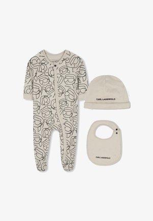 KARL LAGERFELD KIDS BABY SET - Pajac za spanje - sand