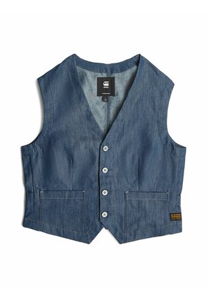 G-STAR SUMMER - Waistcoat - raw denim