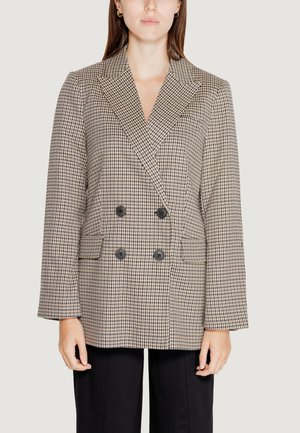 LETTIE CHECK - Blazer - beige
