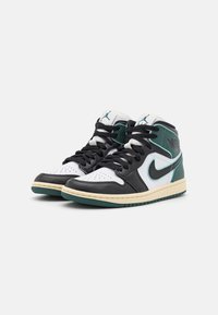 Jordan AIR JORDAN 1 MID SE - High-top trainers - white/black/light dew/oxidized green/sail/muslin