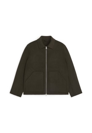 ARKET, ARKET DOUBLE-FACE WOOL BLEND JACKET - Veste légère - dark green
