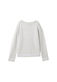 Niet geselecteerd, grey knit heringbone