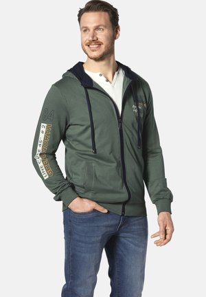 Jan Vanderstorm RODERICH - Zip-up sweatshirt - oliv