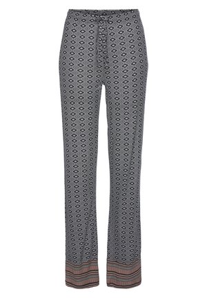 Nachtwäsche Hose - braun bedruckt