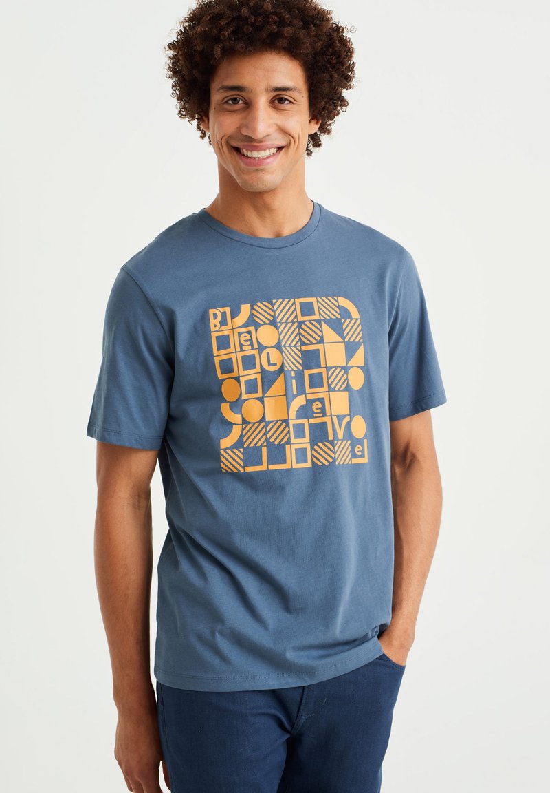 WEMOTO T-shirt Spread couleur blue stone
