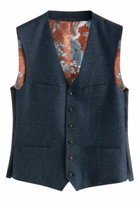 Next NOVA FIDES HERRINGBONE CONTENT  - Kostymväst - navy blue