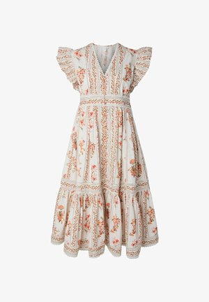 YAS, MIDI DRESS YASFLORATINA - Vestido informal - pristine