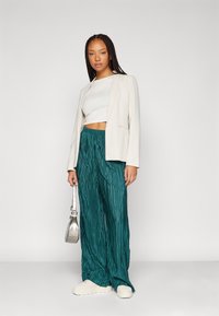 Pieces PCNORA WIDE PANT  - Pantaloni - atlantic deep