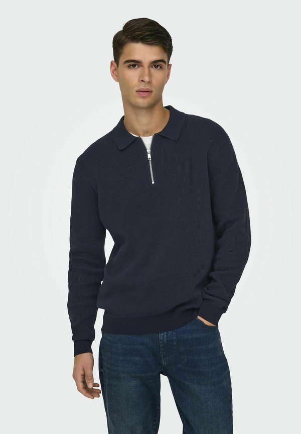 Strickpullover - dark sapphire