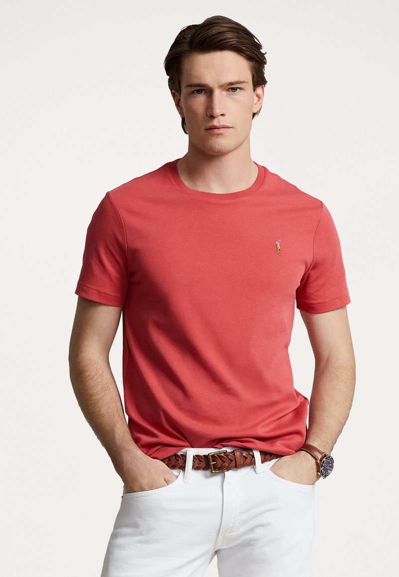 Polo Ralph Lauren - CUSTOM FIT SOFT COTTON T-SHIRT - Paprasti marškinėliai - nantucket red, Padidinti