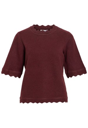 VILA, VINIKOLINA O-NECK 2/4 KNIT TOP - NOOS - T-shirt basique - port royale