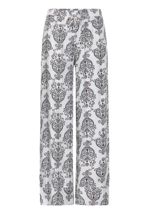 Fransa, FRARIANA PA - Broek - boho muse white w black