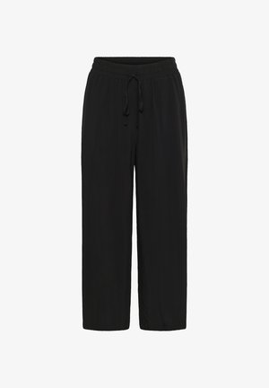 Love Copenhagen, LCLUDA STRAIGHT CULOTTE - Püksid - pitch black