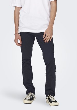 ONSMARK LIFE SLIM PANT - Chino stiliaus kelnės - dark navy