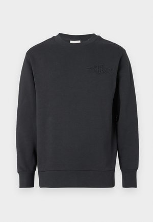 GANT SHIELD C NECK - Športni pulover - black